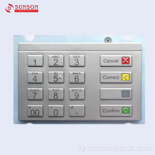 PCI3.0 Пилотсуз Төлөө Kiosk үчүн бекитилген Encrypted pinpad